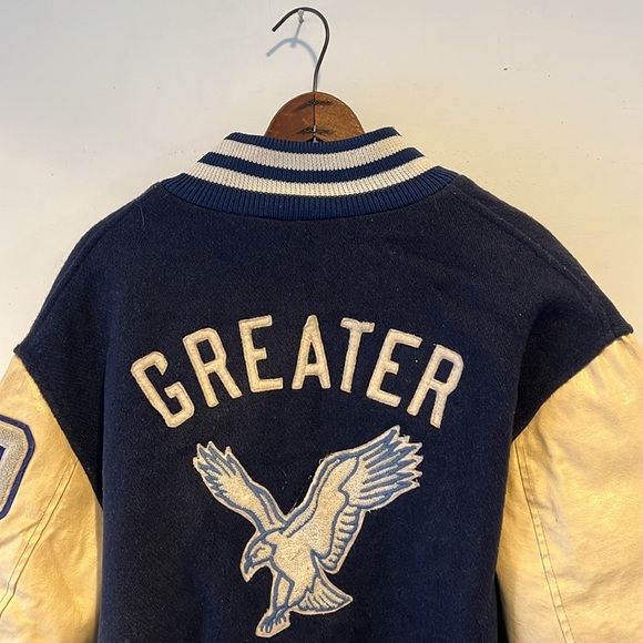 VINTAGE LETTERMAN JACKET - Picture 6 of 11